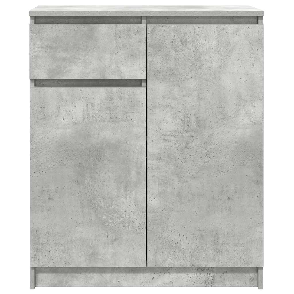 vidaXL Dressoir met lade 71x35x84 cm spaanplaat wit
