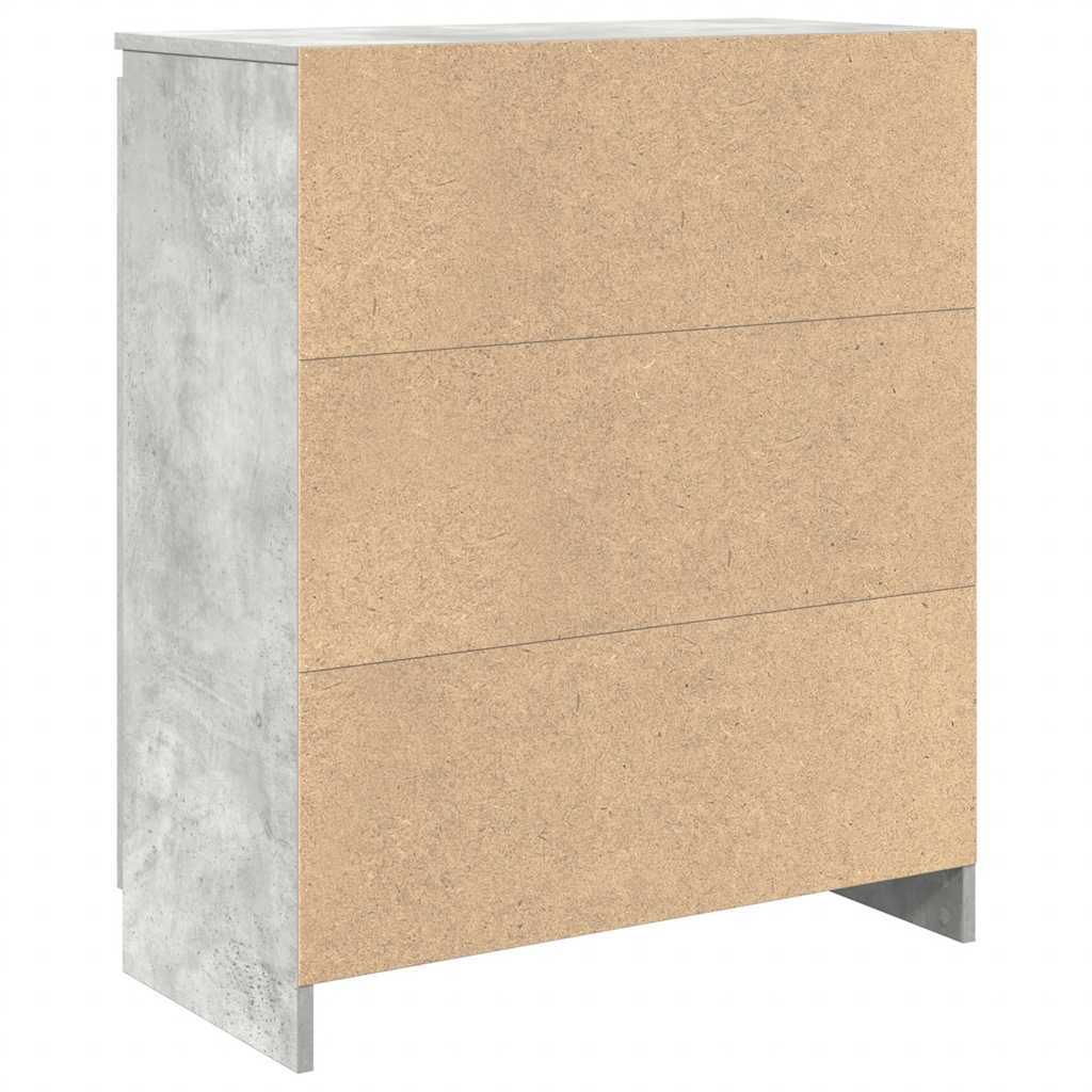 vidaXL Dressoir met lade 71x35x84 cm spaanplaat wit