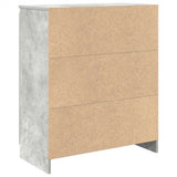 vidaXL Dressoir met lade 71x35x84 cm spaanplaat wit