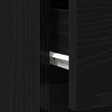 vidaXL Dressoir met lade 71x35x65 cm spaanplaat wit