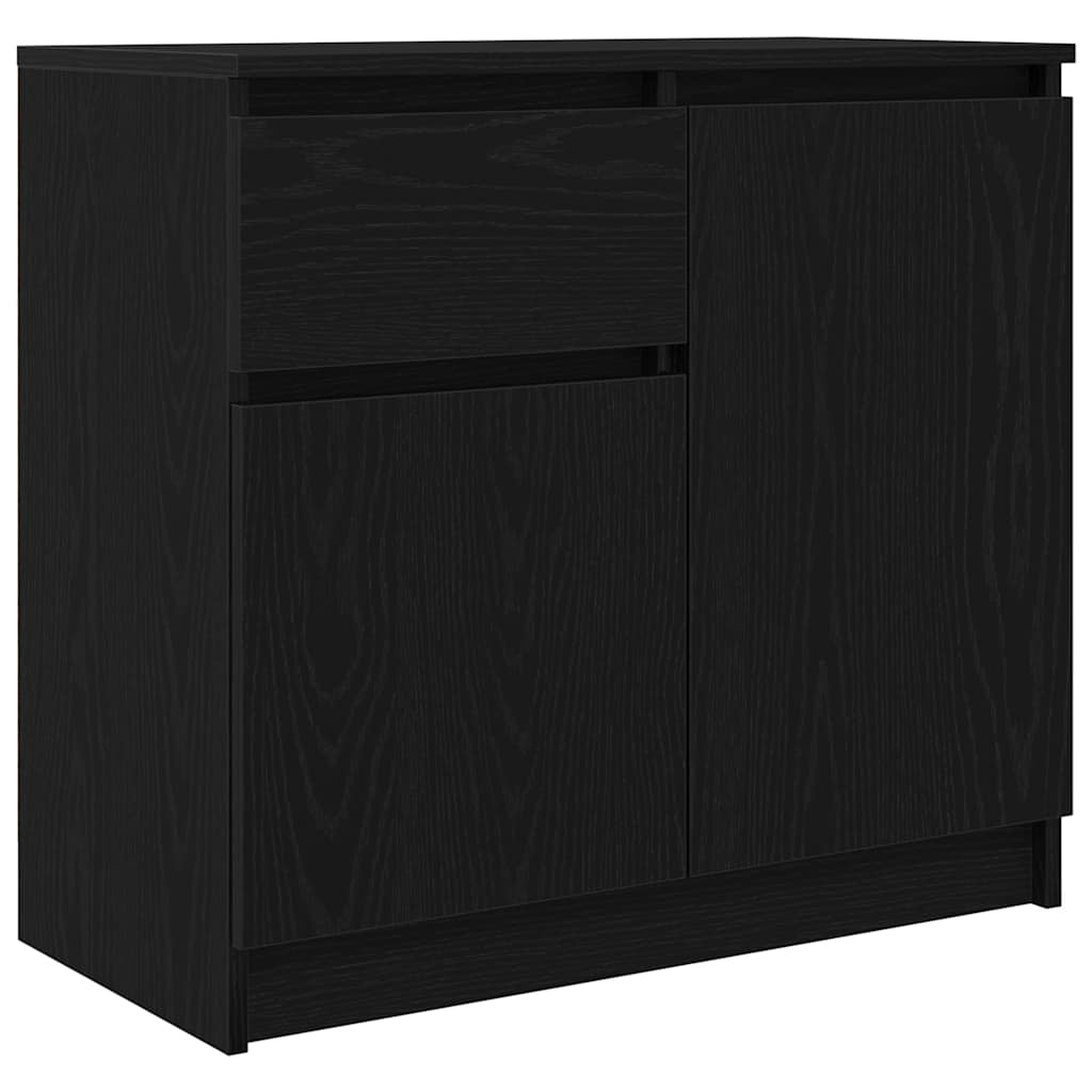 vidaXL Dressoir met lade 71x35x65 cm spaanplaat wit