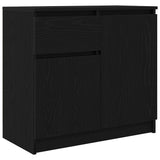 vidaXL Dressoir met lade 71x35x65 cm spaanplaat wit