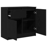 vidaXL Dressoir met lade 71x35x65 cm spaanplaat wit