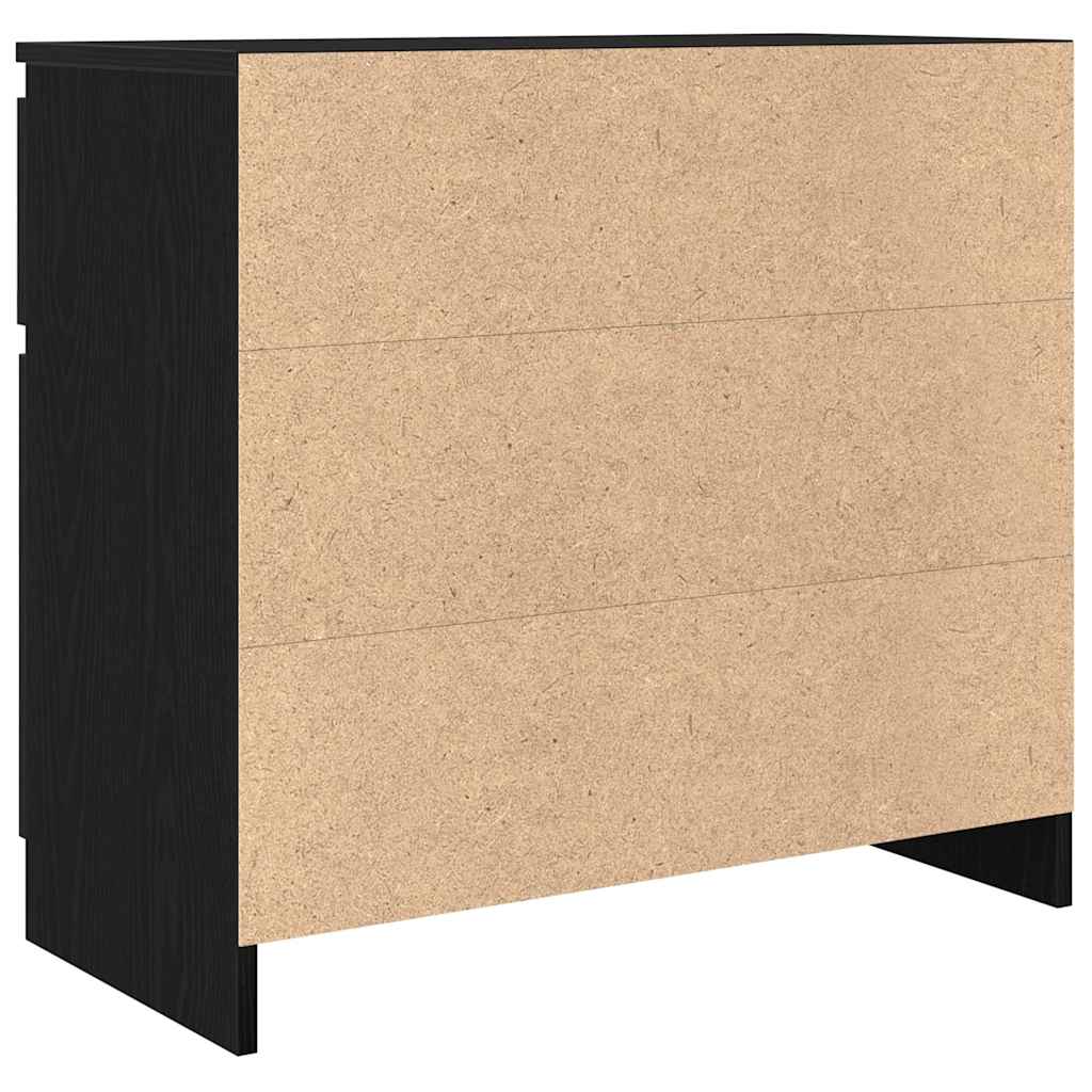 vidaXL Dressoir met lade 71x35x65 cm spaanplaat wit
