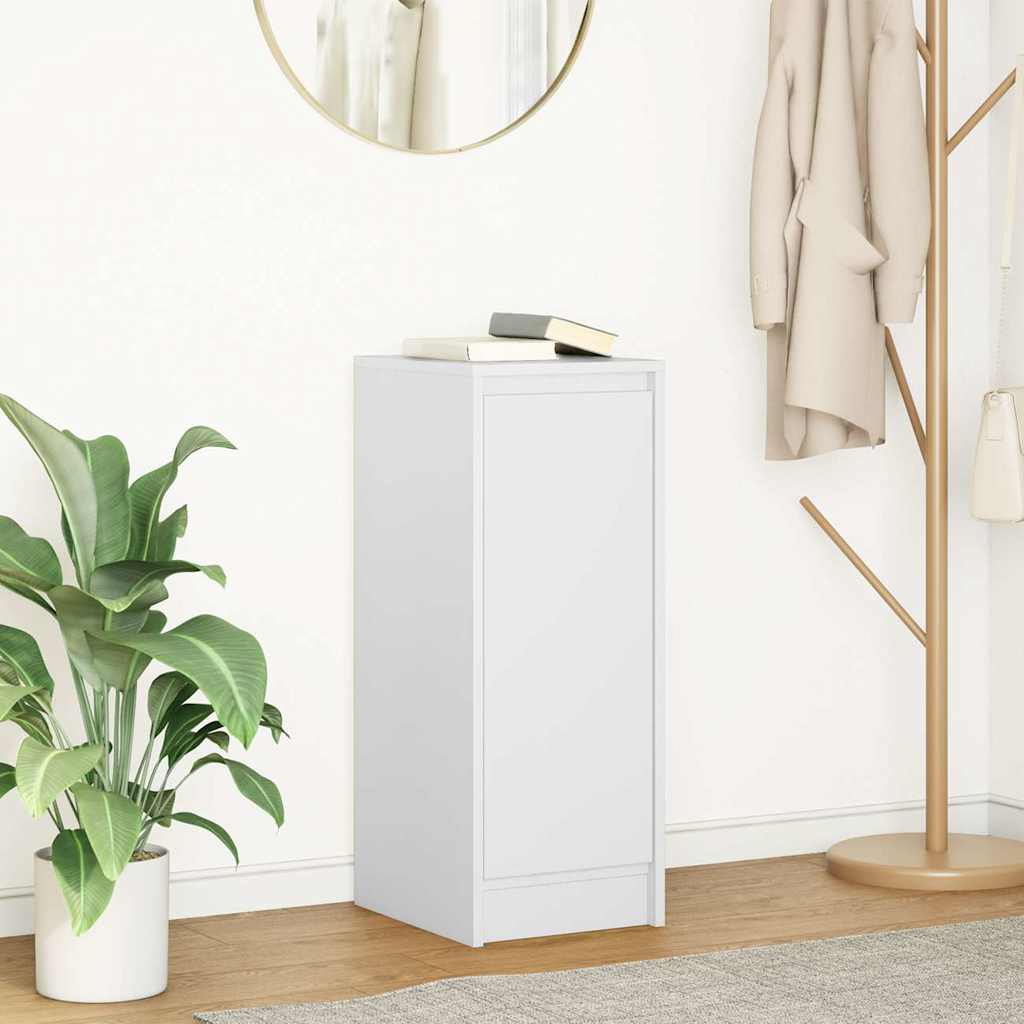 vidaXL Dressoir 29,5x34x76 cm spaanplaat wit