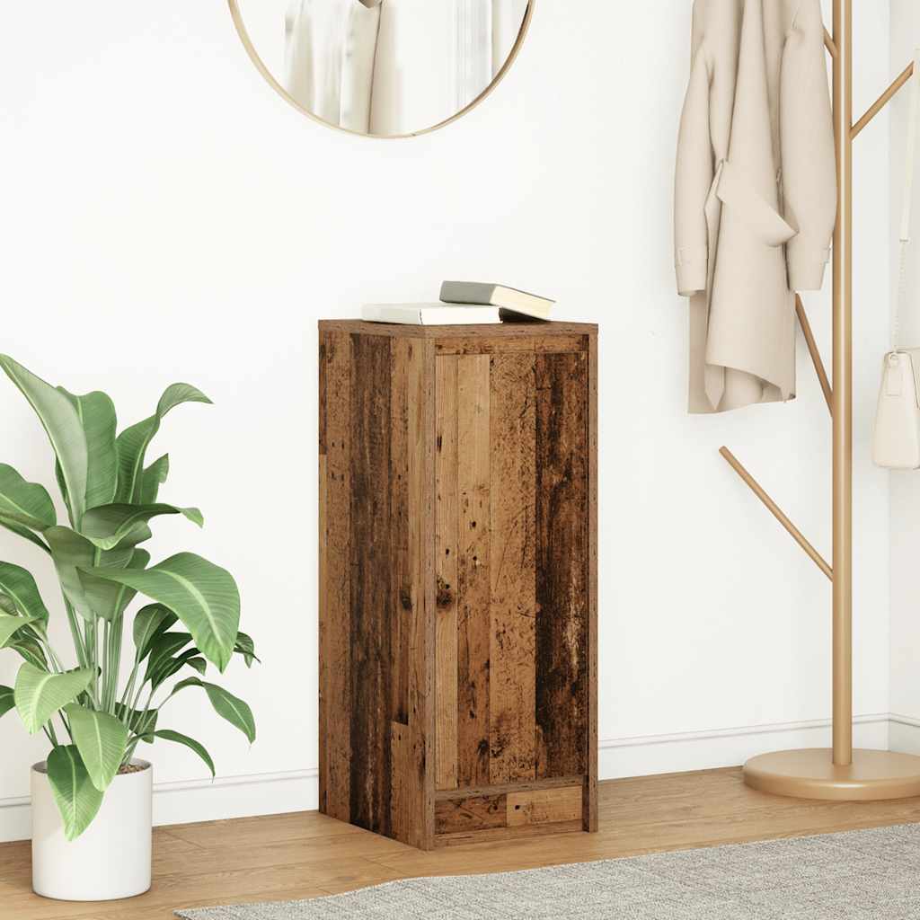 vidaXL Dressoir 29,5x34x76 cm spaanplaat wit