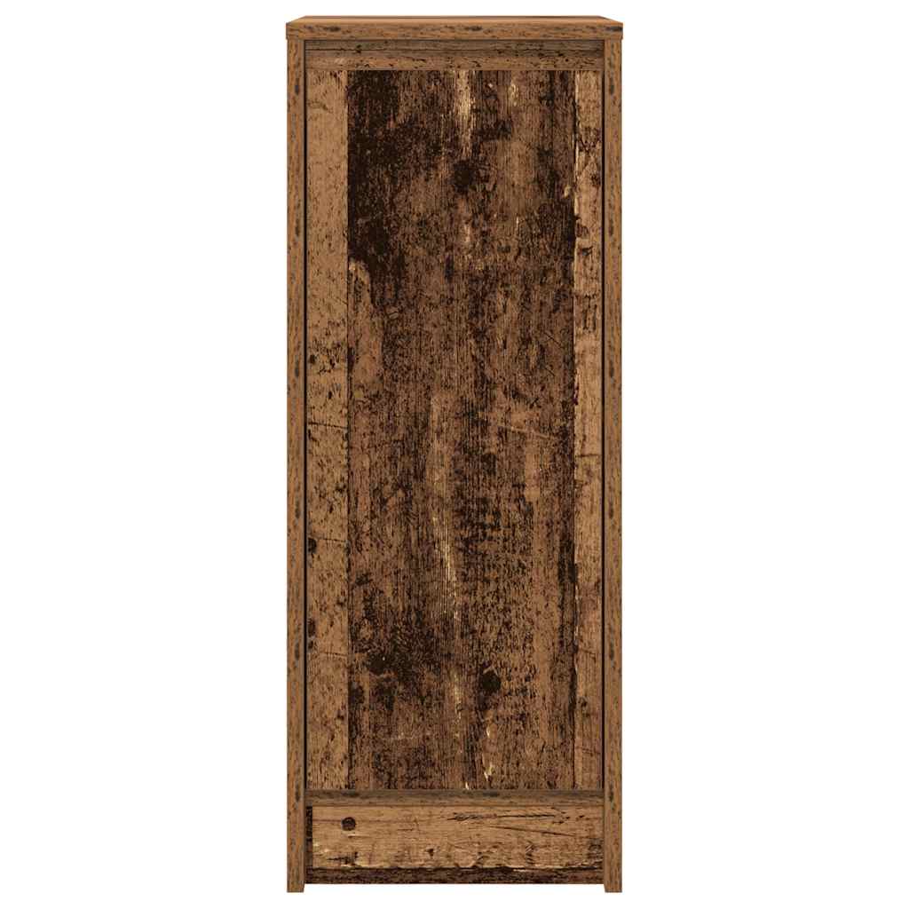 vidaXL Dressoir 29,5x34x76 cm spaanplaat wit