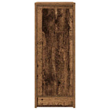 vidaXL Dressoir 29,5x34x76 cm spaanplaat wit