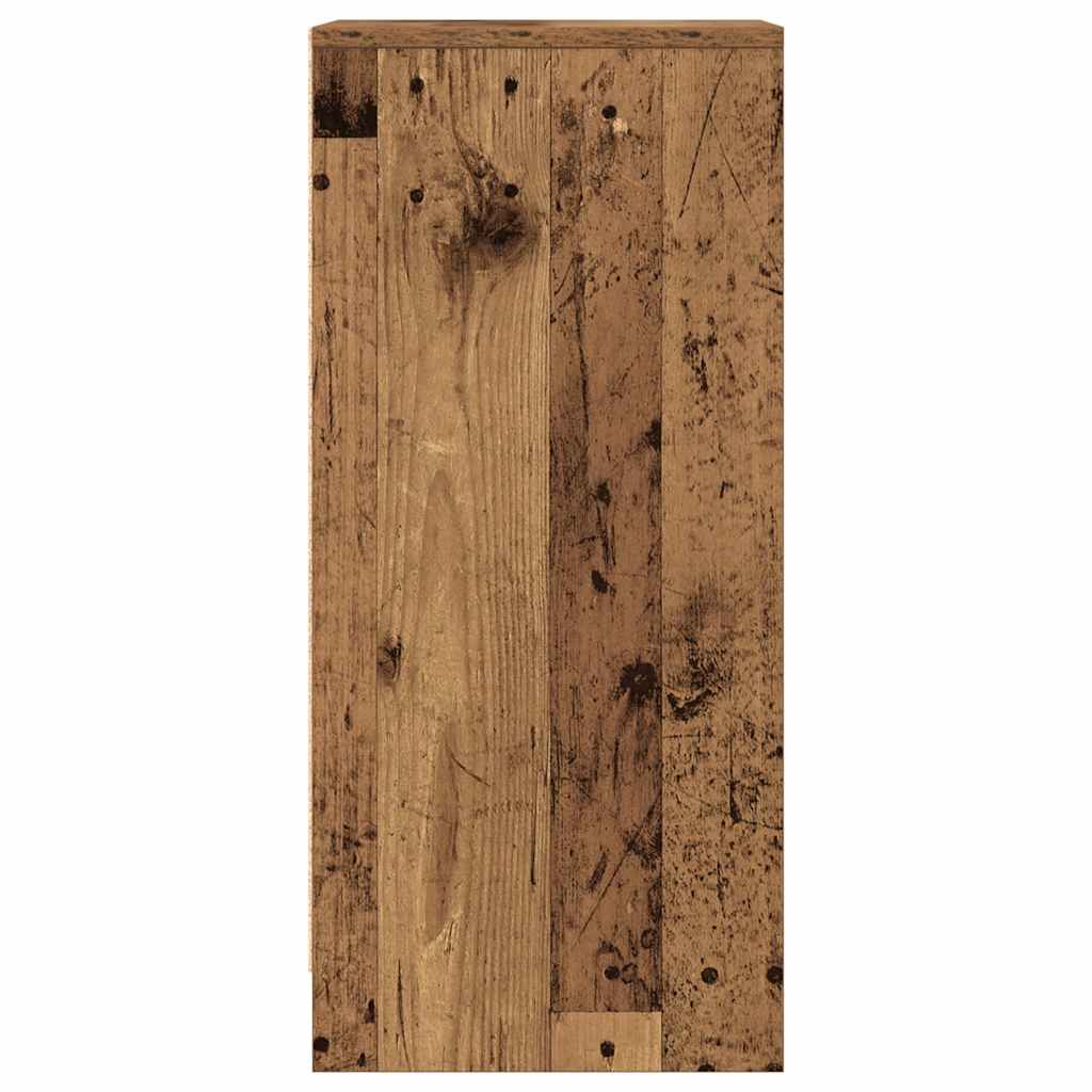 vidaXL Dressoir 29,5x34x76 cm spaanplaat wit