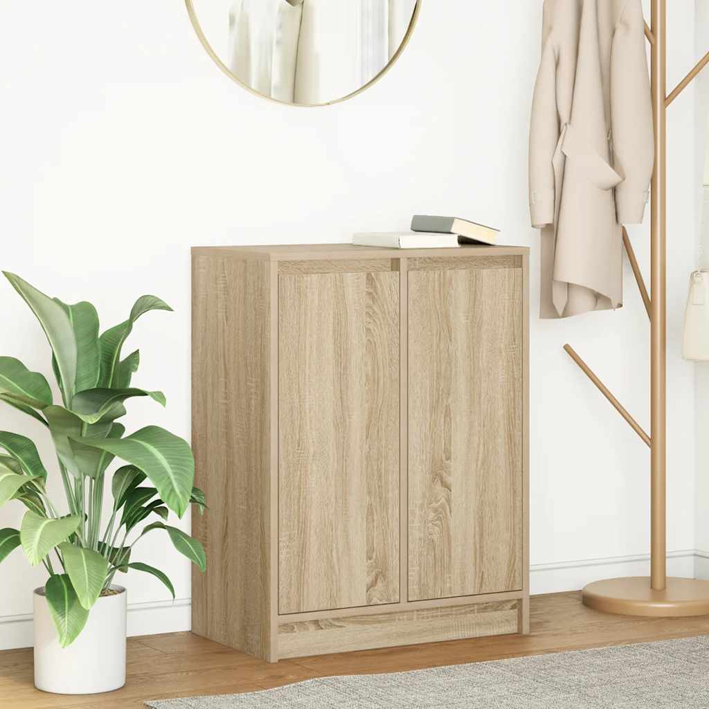 vidaXL Dressoir 57x34x76 cm bewerkt hout wit