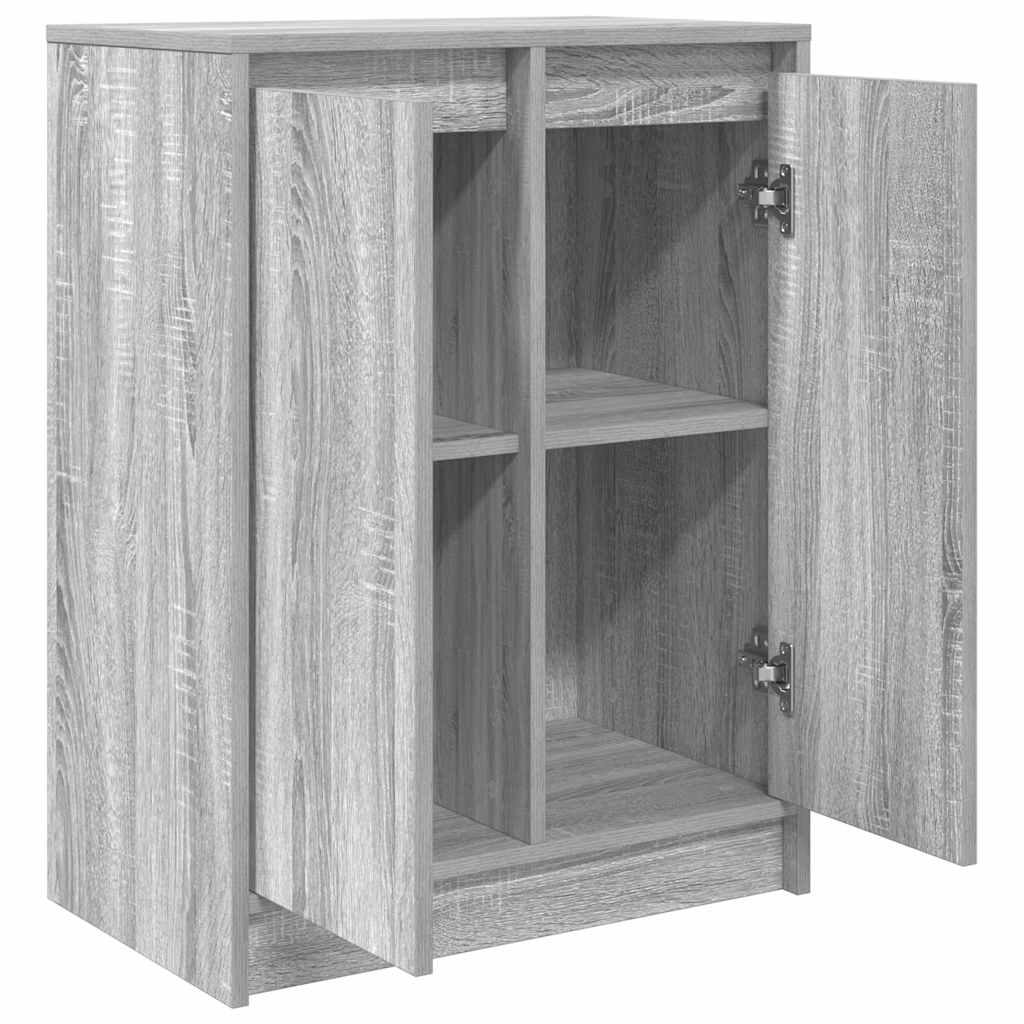 vidaXL Dressoir 57x34x76 cm bewerkt hout wit