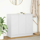 vidaXL Dressoir 85x34x76 cm bewerkt hout wit