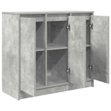 vidaXL Dressoir 85x34x76 cm bewerkt hout wit