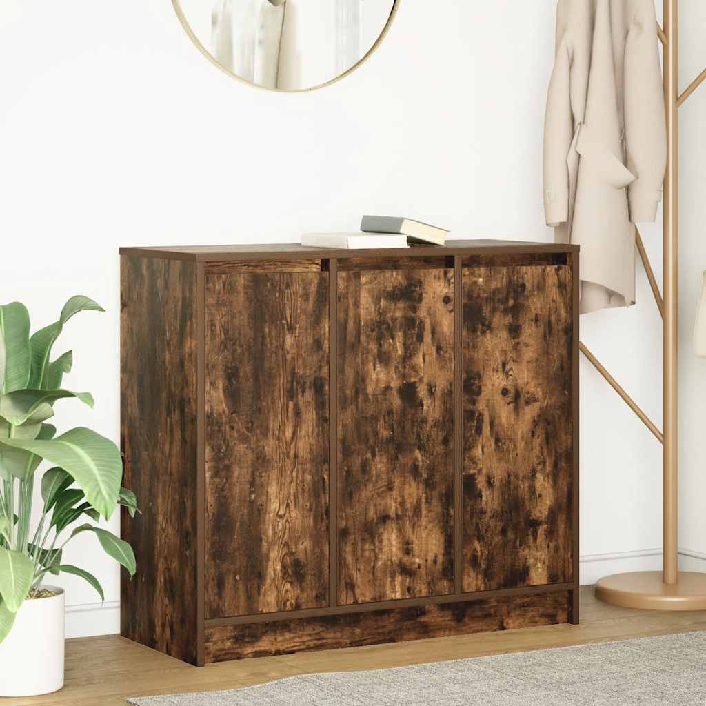 vidaXL Dressoir 85x34x76 cm bewerkt hout wit