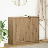 vidaXL Dressoir 85x34x76 cm bewerkt hout wit