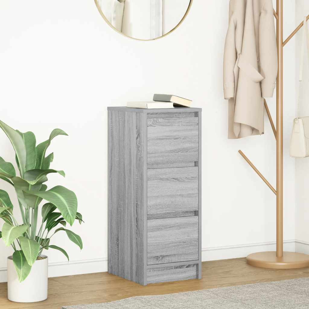 vidaXL Sideboard 29.5x34x76 cm chipboard white