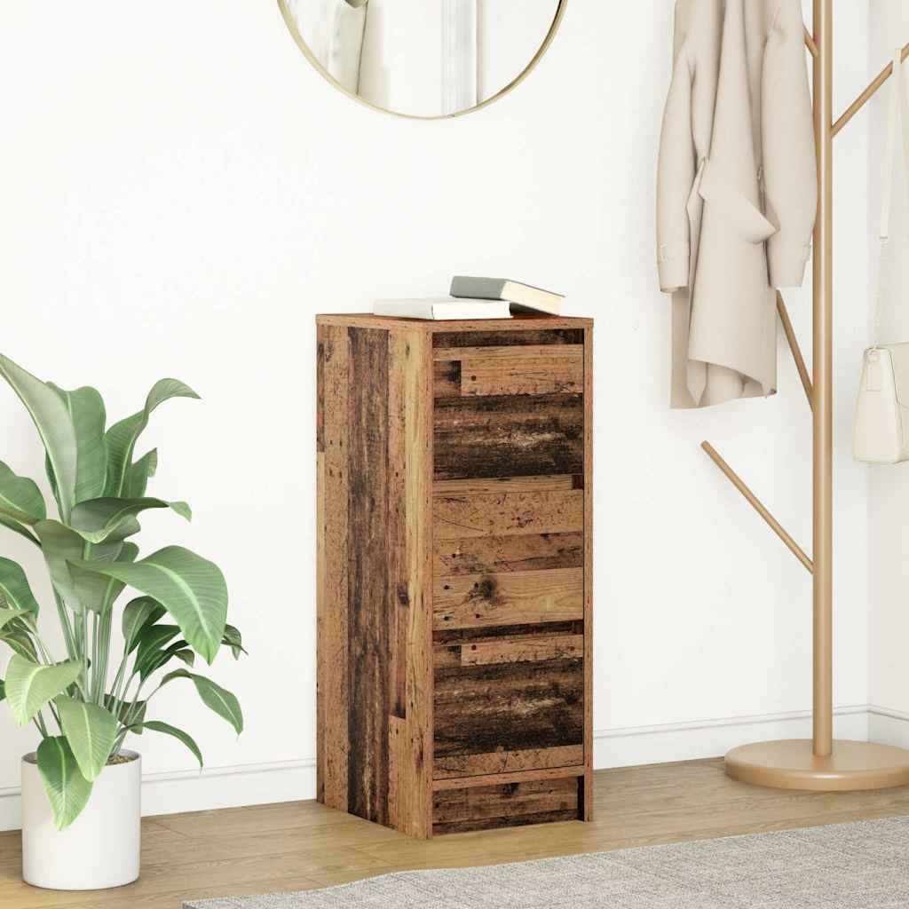 vidaXL Sideboard 29.5x34x76 cm chipboard white