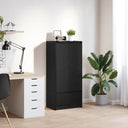 vidaXL Kast met lade 55,5x34x119,5 cm spaanplaat wit