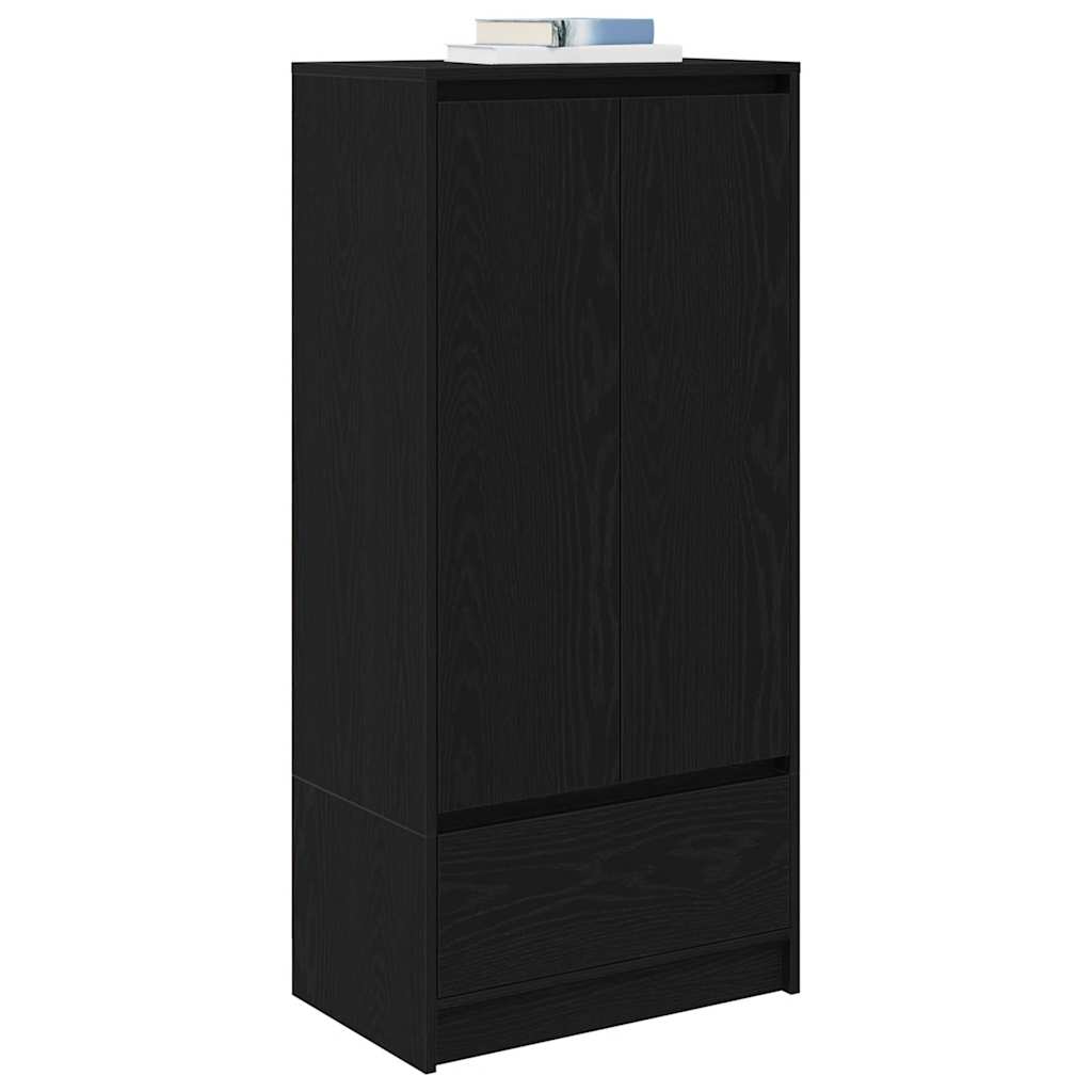 vidaXL Kast met lade 55,5x34x119,5 cm spaanplaat wit