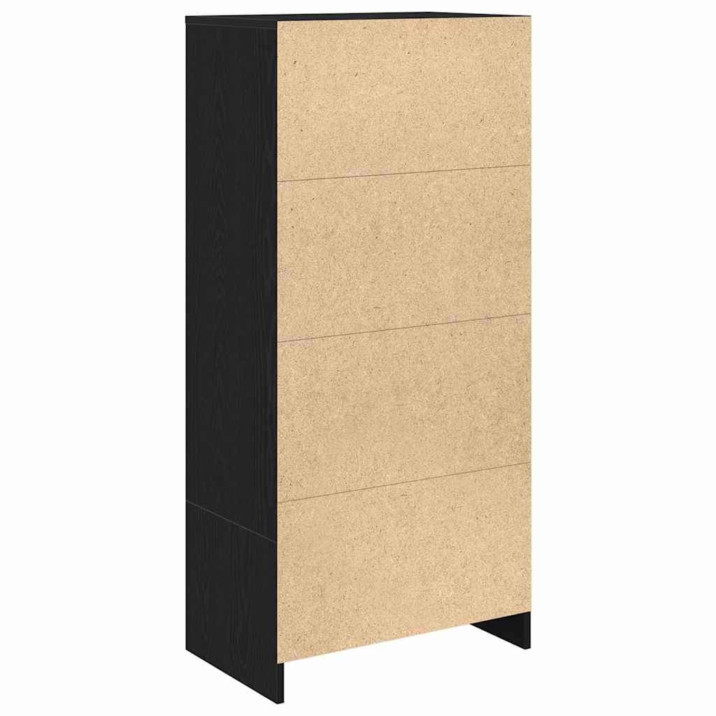 vidaXL Kast met lade 55,5x34x119,5 cm spaanplaat wit
