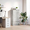 vidaXL Kast met lade 55,5x34x119,5 cm spaanplaat wit