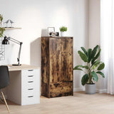 vidaXL Kast met lade 55,5x34x119,5 cm spaanplaat wit