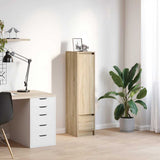 vidaXL Highboard 29,5x34x119,5 cm spaanplaat wit