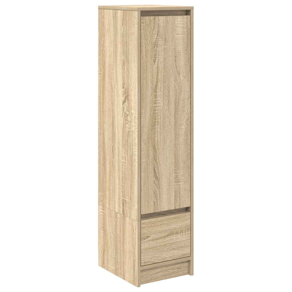 vidaXL Highboard 29,5x34x119,5 cm spaanplaat wit