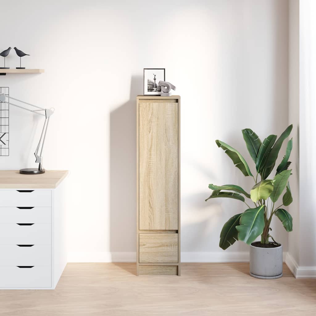 vidaXL Highboard 29,5x34x119,5 cm spaanplaat wit