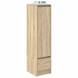 vidaXL Highboard 29,5x34x119,5 cm spaanplaat wit