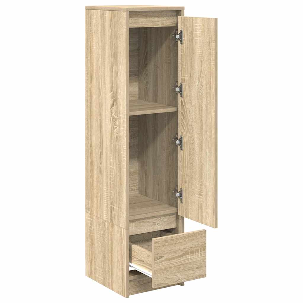 vidaXL Highboard 29,5x34x119,5 cm spaanplaat wit