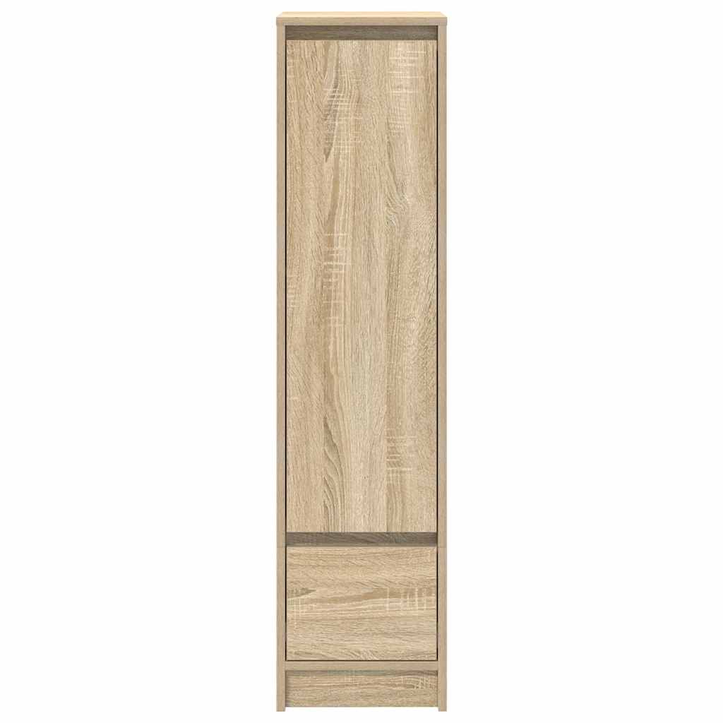 vidaXL Highboard 29,5x34x119,5 cm spaanplaat wit