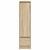 vidaXL Highboard 29,5x34x119,5 cm spaanplaat wit