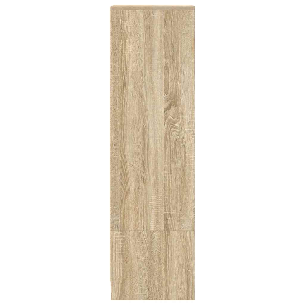 vidaXL Highboard 29,5x34x119,5 cm spaanplaat wit