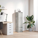 vidaXL Highboard 29,5x34x119,5 cm spaanplaat wit