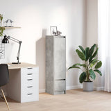 vidaXL Highboard 29,5x34x119,5 cm spaanplaat wit