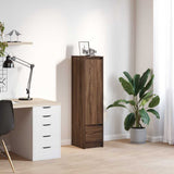 vidaXL Highboard 29,5x34x119,5 cm spaanplaat wit