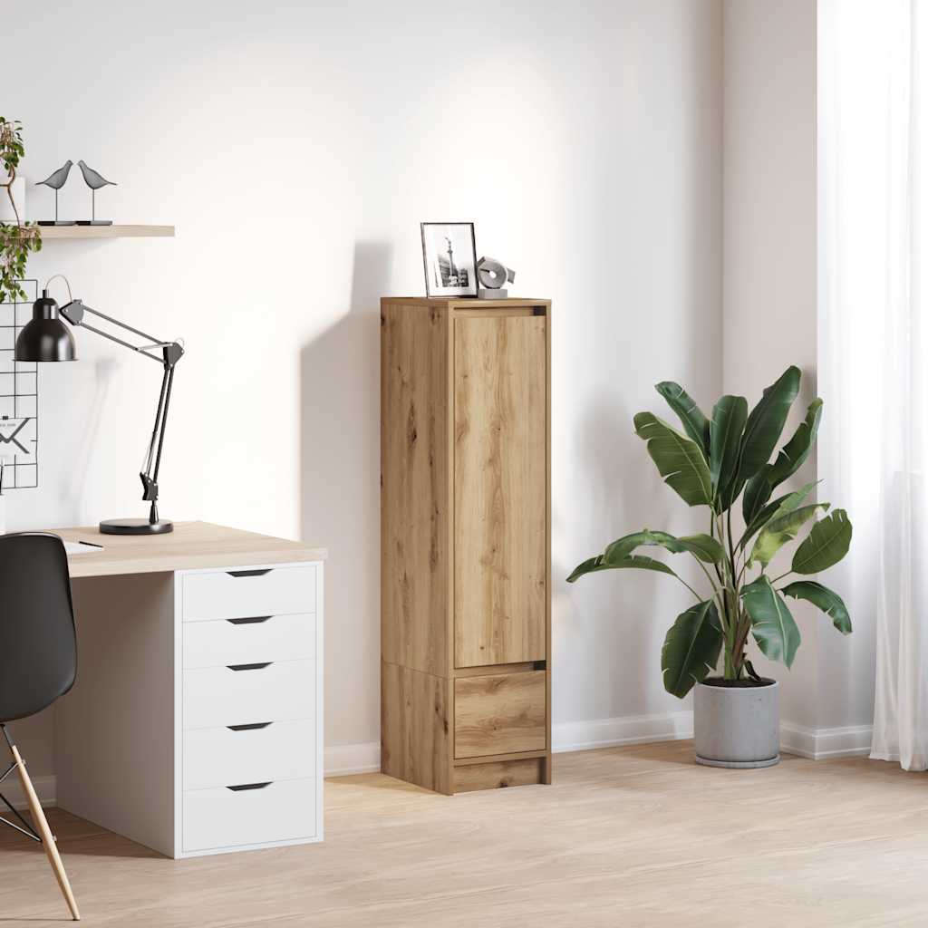 vidaXL Highboard 29,5x34x119,5 cm spaanplaat wit