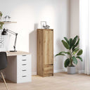 vidaXL Highboard 29,5x34x119,5 cm spaanplaat wit