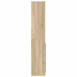 vidaXL Hoge kast 37,5x35x180 cm spaanplaat wit