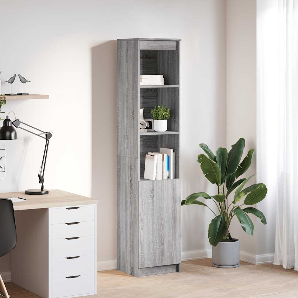 vidaXL Highboard 50x35x180 cm chipboard white