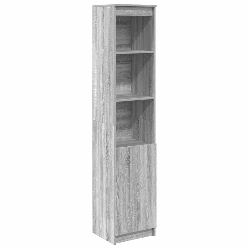 vidaXL Highboard 50x35x180 cm chipboard white