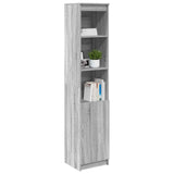 vidaXL Highboard 50x35x180 cm chipboard white