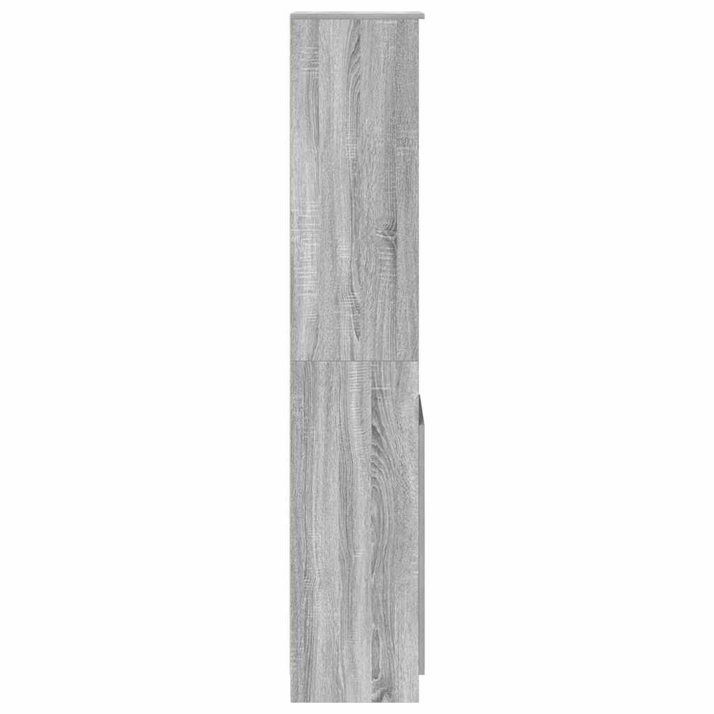 vidaXL Highboard 50x35x180 cm chipboard white