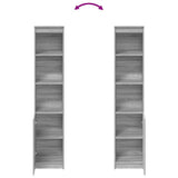 vidaXL Highboard 50x35x180 cm chipboard white