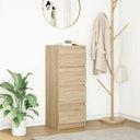 vidaXL Sideboard 37.5x35x99 cm chipboard white