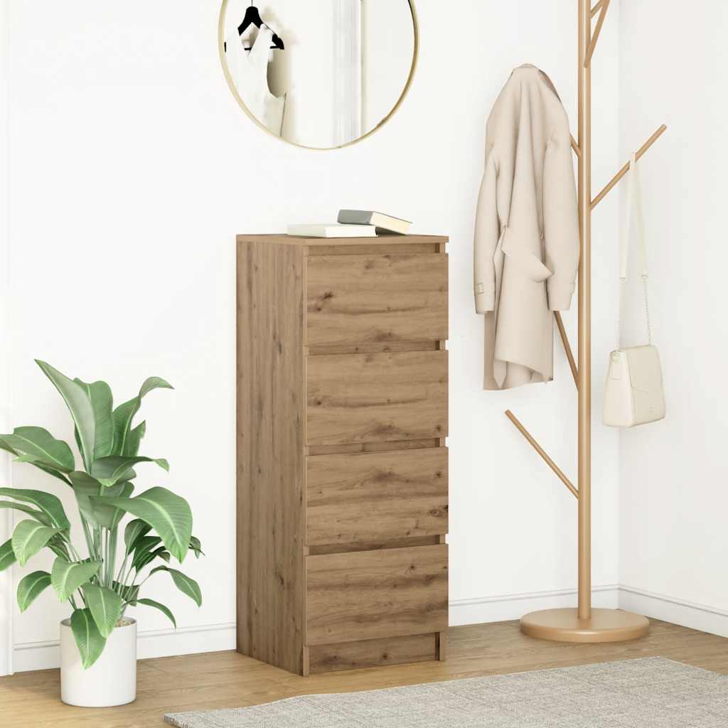 vidaXL Sideboard 37.5x35x99 cm chipboard white