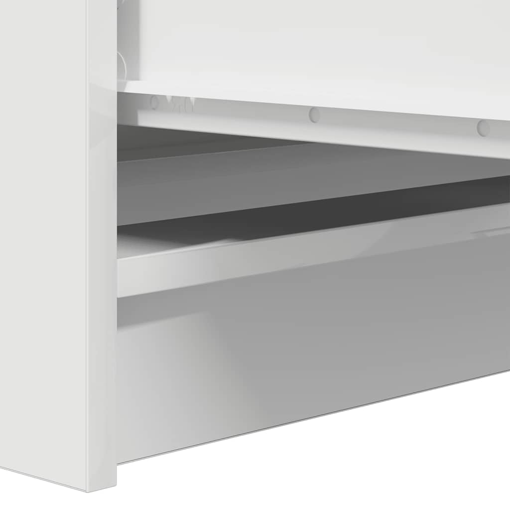 vidaXL Dressoir 37,5x35x76 cm bewerkt hout wit