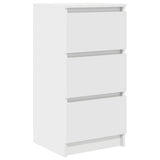 vidaXL Dressoir 37,5x35x76 cm bewerkt hout wit