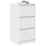 vidaXL Dressoir 37,5x35x76 cm bewerkt hout wit